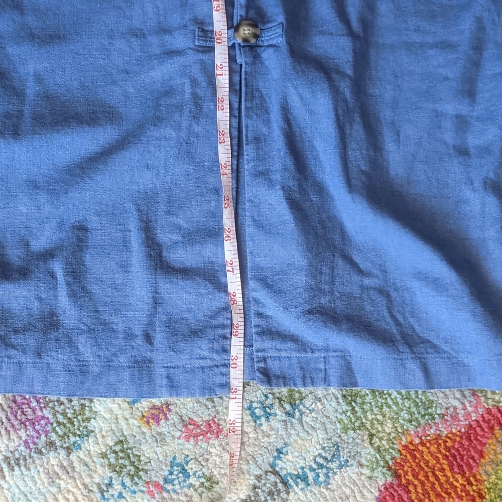 Harry And David's Northwest Express Asian Style Jean Shirt Size M - Picture 8 of 10
